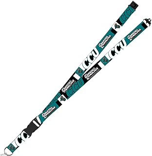 NCAA Football 19" x 1" Premium Unisex-Adult Safety Breakaway Lanyard - Flash
