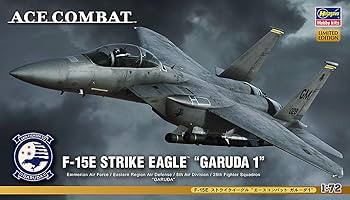 TOMYTEC 技MIX ACE COMBAT F-15E GARUDA1 1/72 F-15E Strike Eagle ' Ace Combat Garuda 1 ' : Amazon.sg