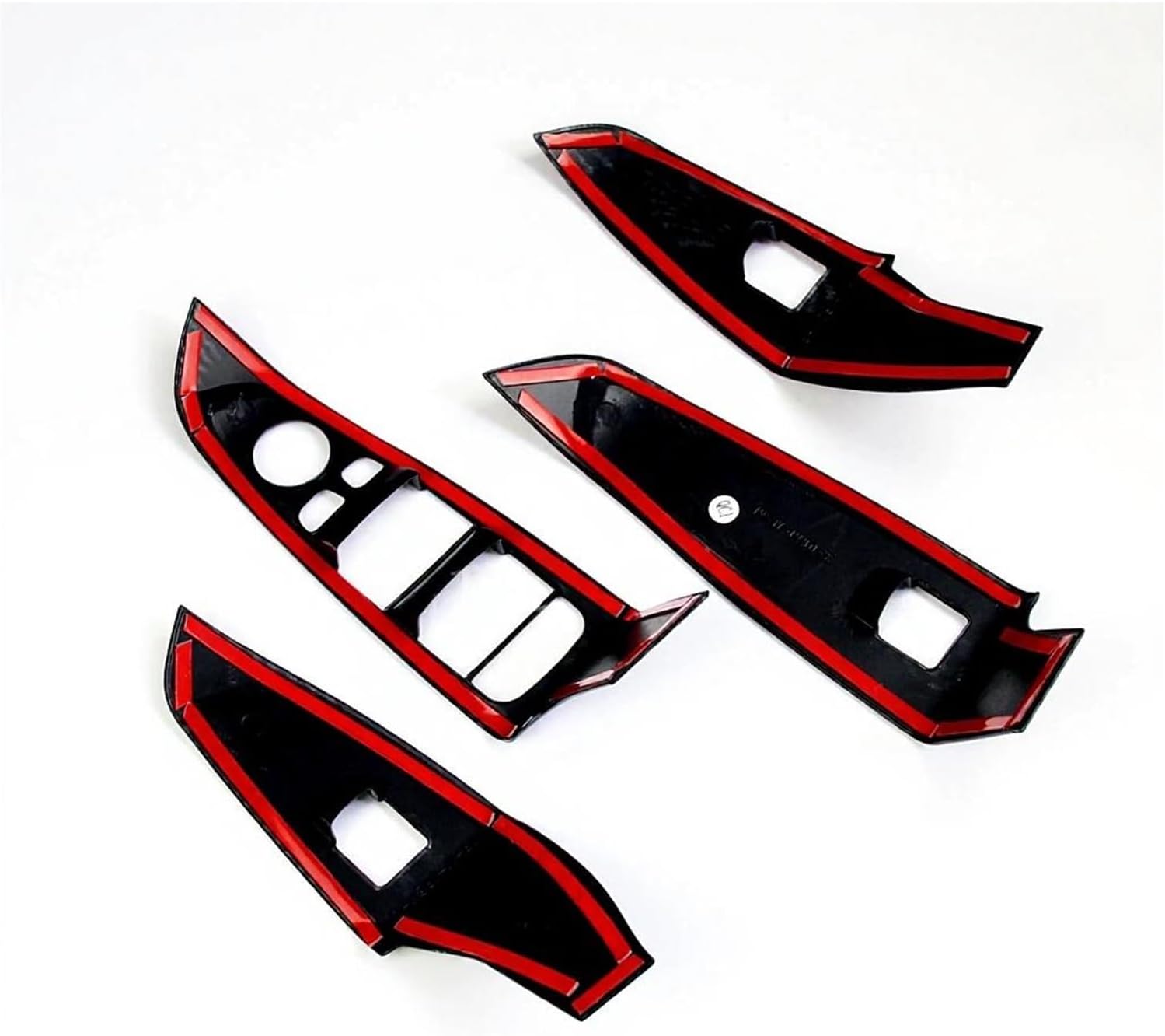Compatible for BMW 320i 330i 3 Series G20 G21 2019-2026 Carbon Fiber Car Interior Window Lift Switch Panel Cover Trims 4Pcs