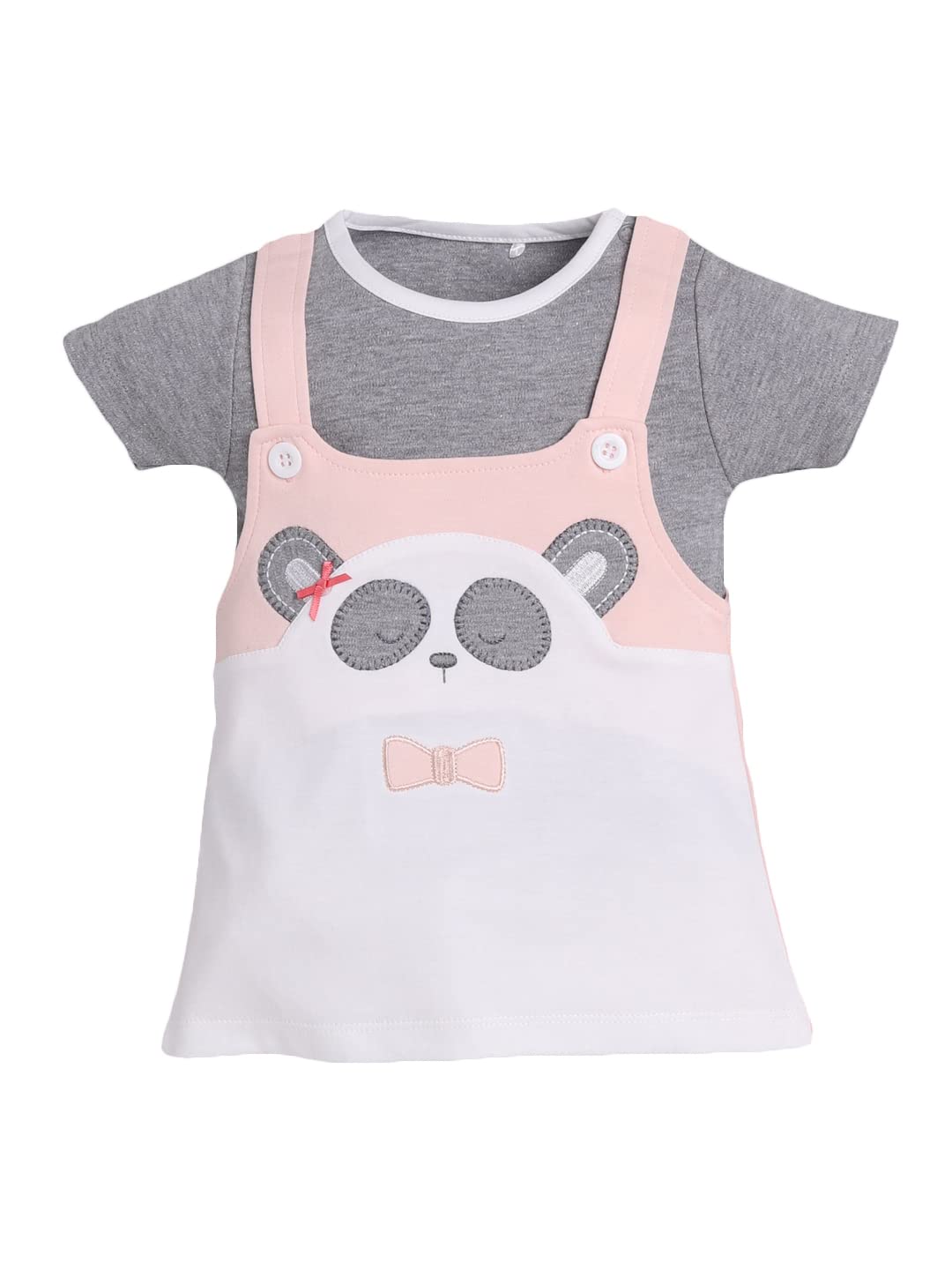 BABY GO100% Pure Cotton Designer Frocks for Baby Girls