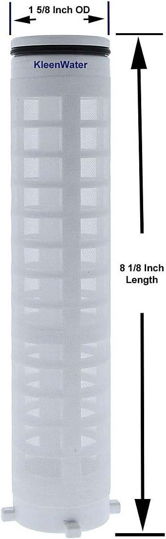 1 1/2 Inch 24 Mesh Spin-Down Sand Separator Filter Screen, KleenWater KW1-1/2-RE-24M Polyester Replacement Sand Filter Screen