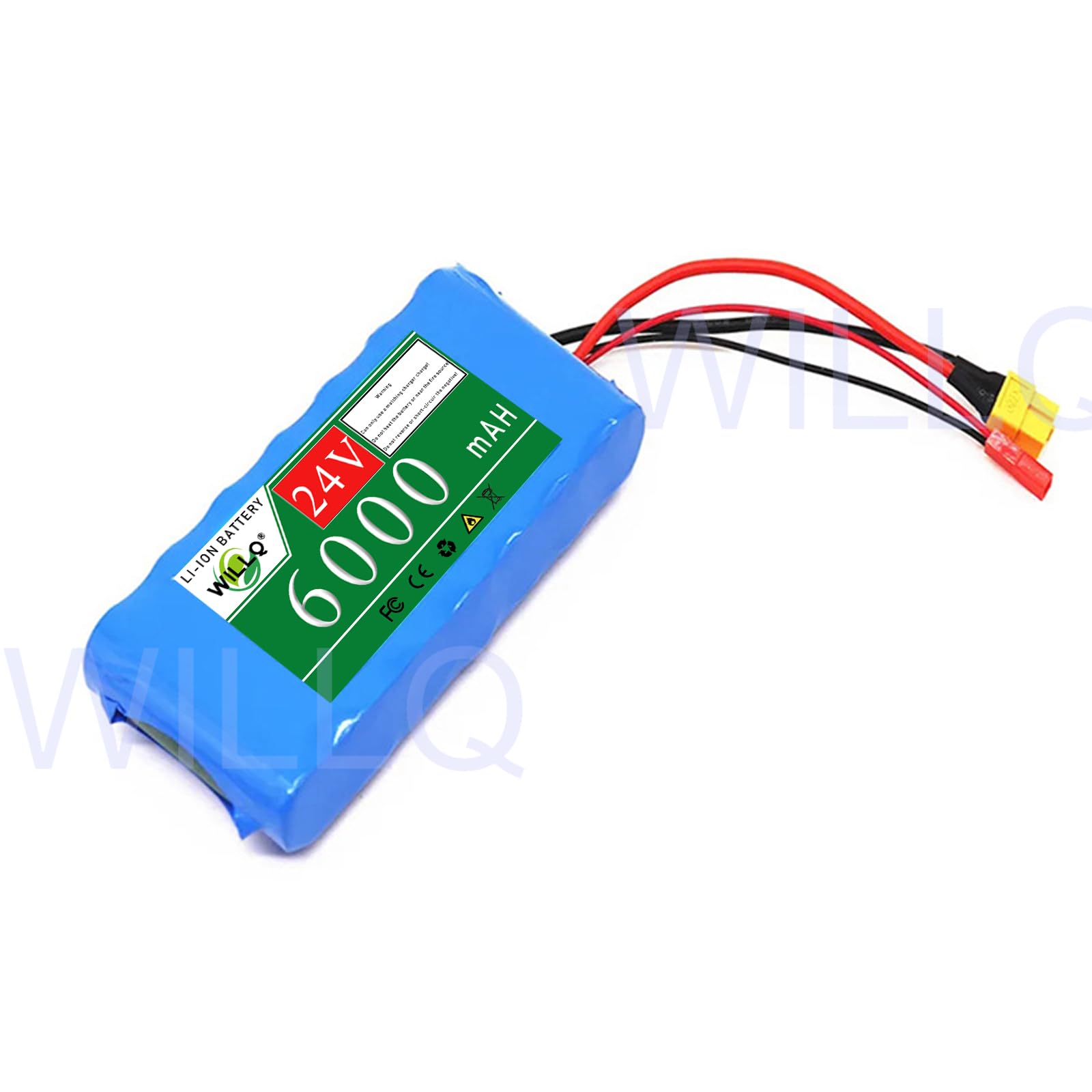 Amazon | WILLQ 7S1P 24V 6000mAh リチウムイオンバッテリー電動
