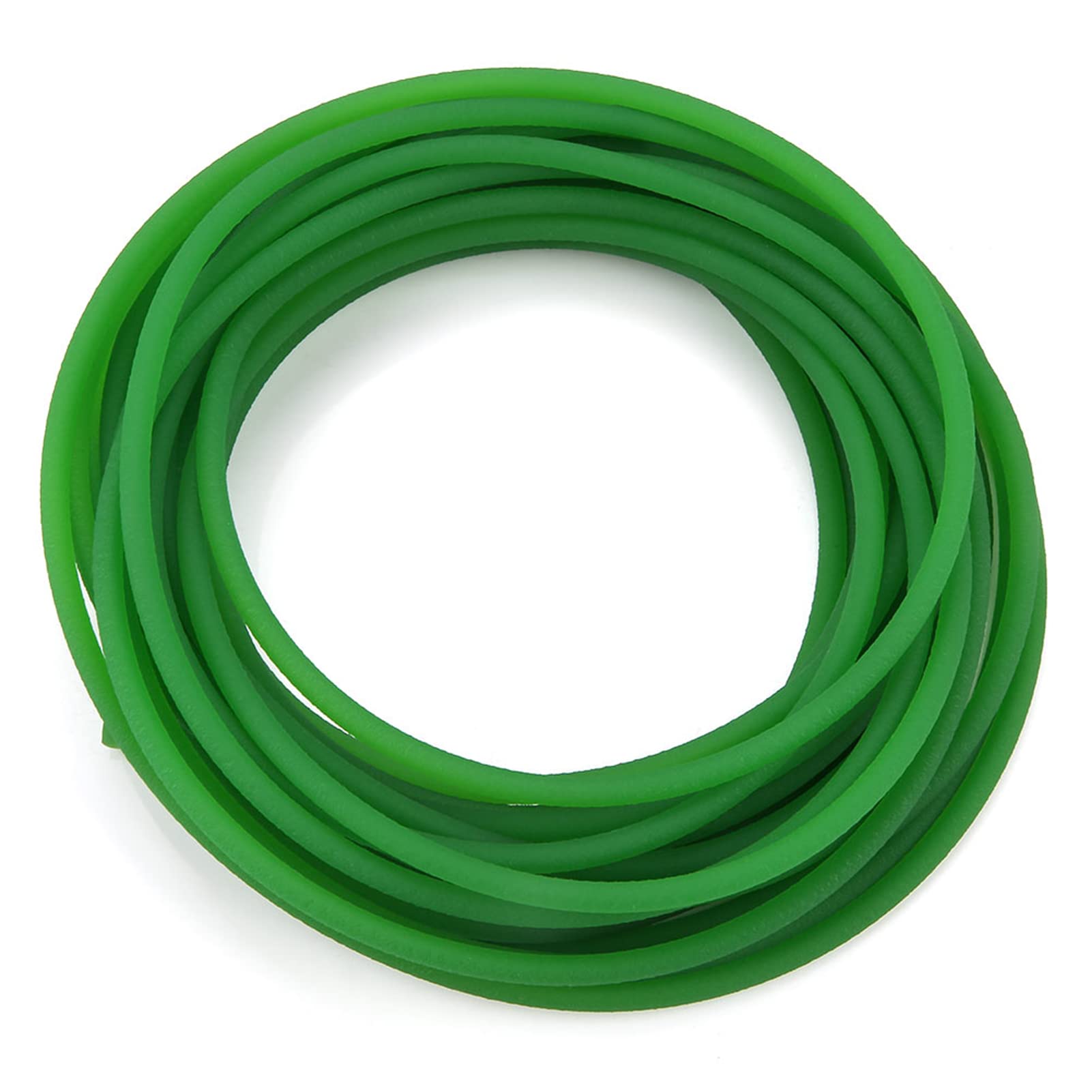 Ejoyous Correa Redonda de Poliuretano PU Verde 5mm*10m para Transmisión