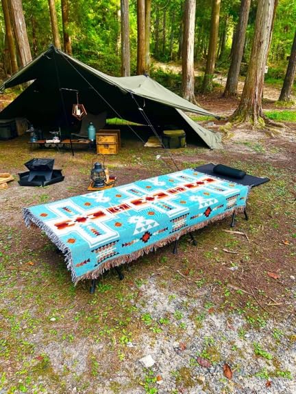 Amazon.co.jp: Peel Forest メキシカンラグ ネイティブ柄 オルテガ柄