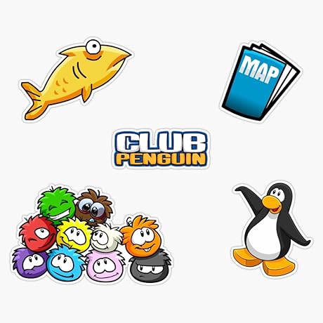 Club Penguin Puffle Waterproof Vinyl Sticker: Unleash the Cuddle!
