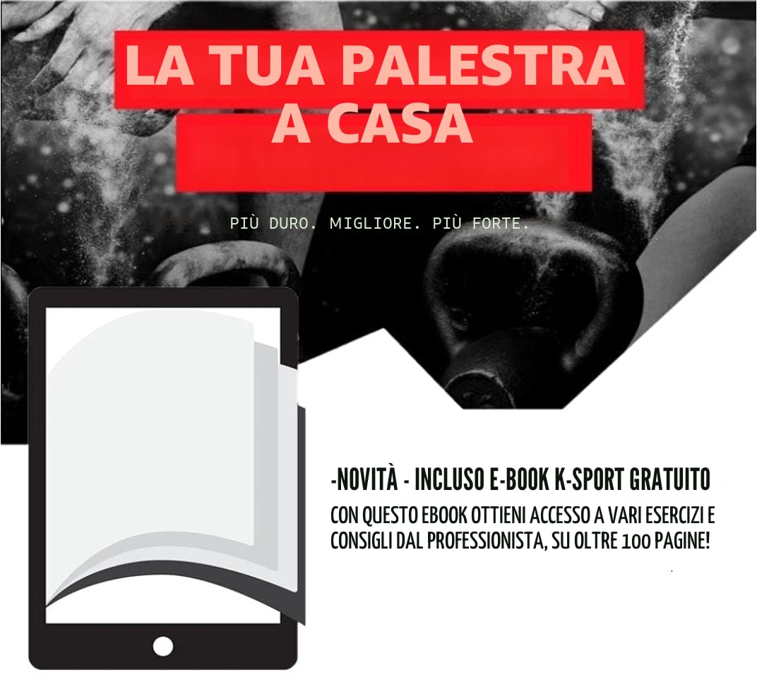 K-Sport: Barra per trazioni per montaggio a parete - Barra per trazioni con 3 diverse maniglie - Torre per trazioni per l'allenamento muscolare - Pull Up Mate I Attrezzatura fitness professionale per