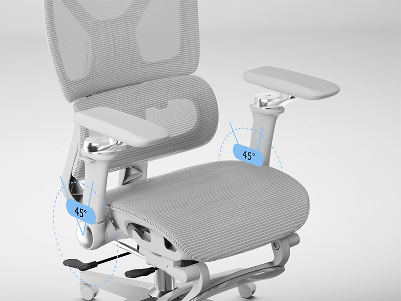 Amazon.co.jp: Comfora 人体工学チェア オフィスチェア フットレスト付