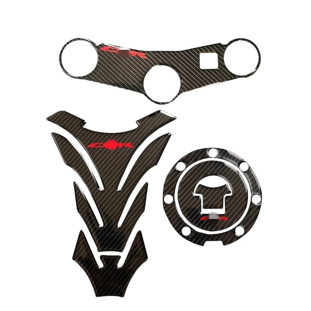 for ho&nda CBR600RR CBR 600 RR 2003 2004 Tank Pad Gas Cap Cover Triple Clamp Yoke Sticker Protector Motorcycle Guard Decal Motorcycle Tank Pad