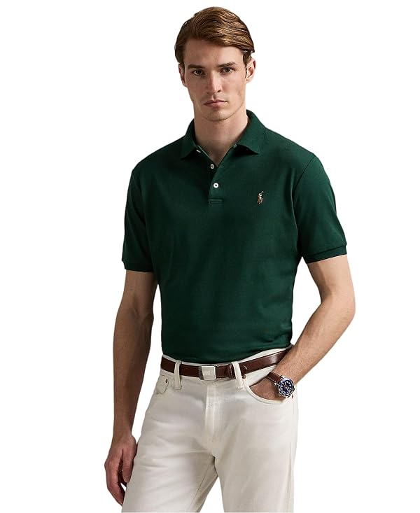 POLO RALPH LAUREN Men's New Classic Fit Polo Shirt (US, Alpha, X-Large, Regular, Regular, Vintage Pine) by POLO RALPH LAUREN - Used condition - US$66.06
