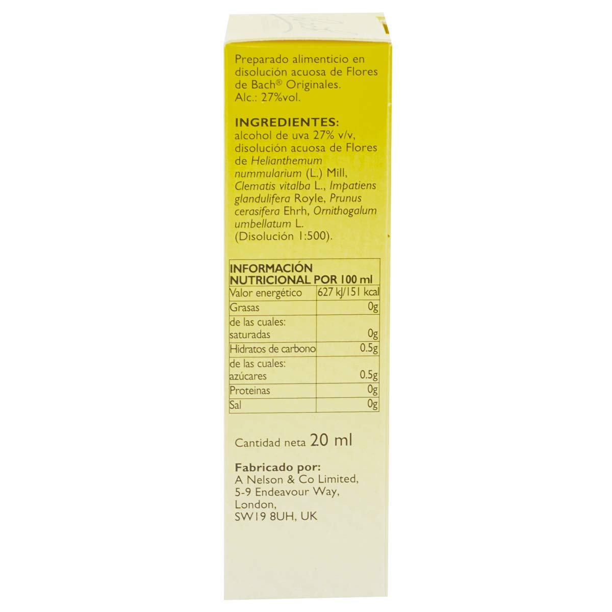 Flor De Bach Rescue Remedy GT 20 ml
