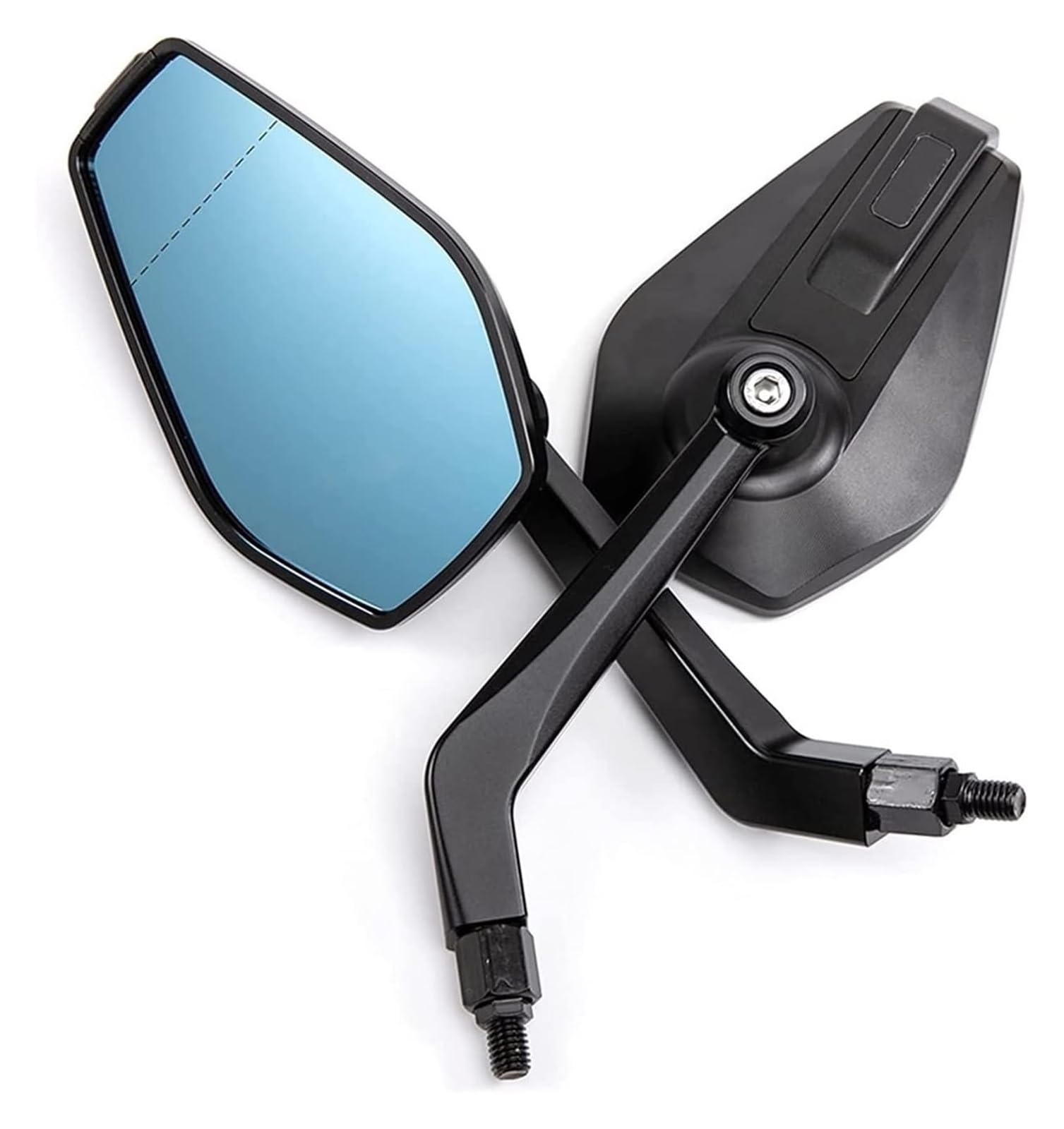 Moto End Bar Specchietti Per H&arley Softail Spo&rtster Chopper Bobber Specchietto Retrovisore Compatibile Per Moto Specchietti Retrovisori Universali Per Manubrio Moto Specchietto