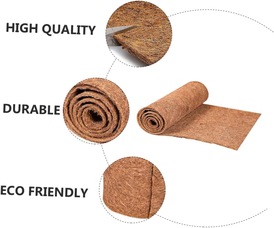 Coconut Fiber Mat Reptile Carpet Substrate Mat Thickened Reptile Terrarium Liner