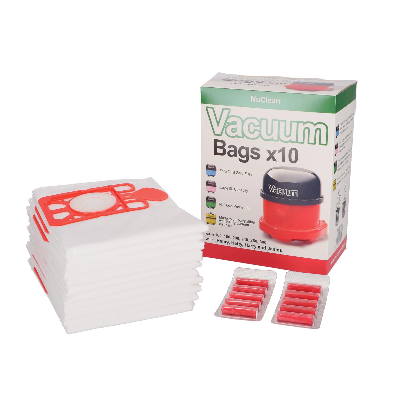 Vhbw 20x Sacchetto Compatibile Con Numatic RSB140, PVT390-A, PVT220-A - Foto 3