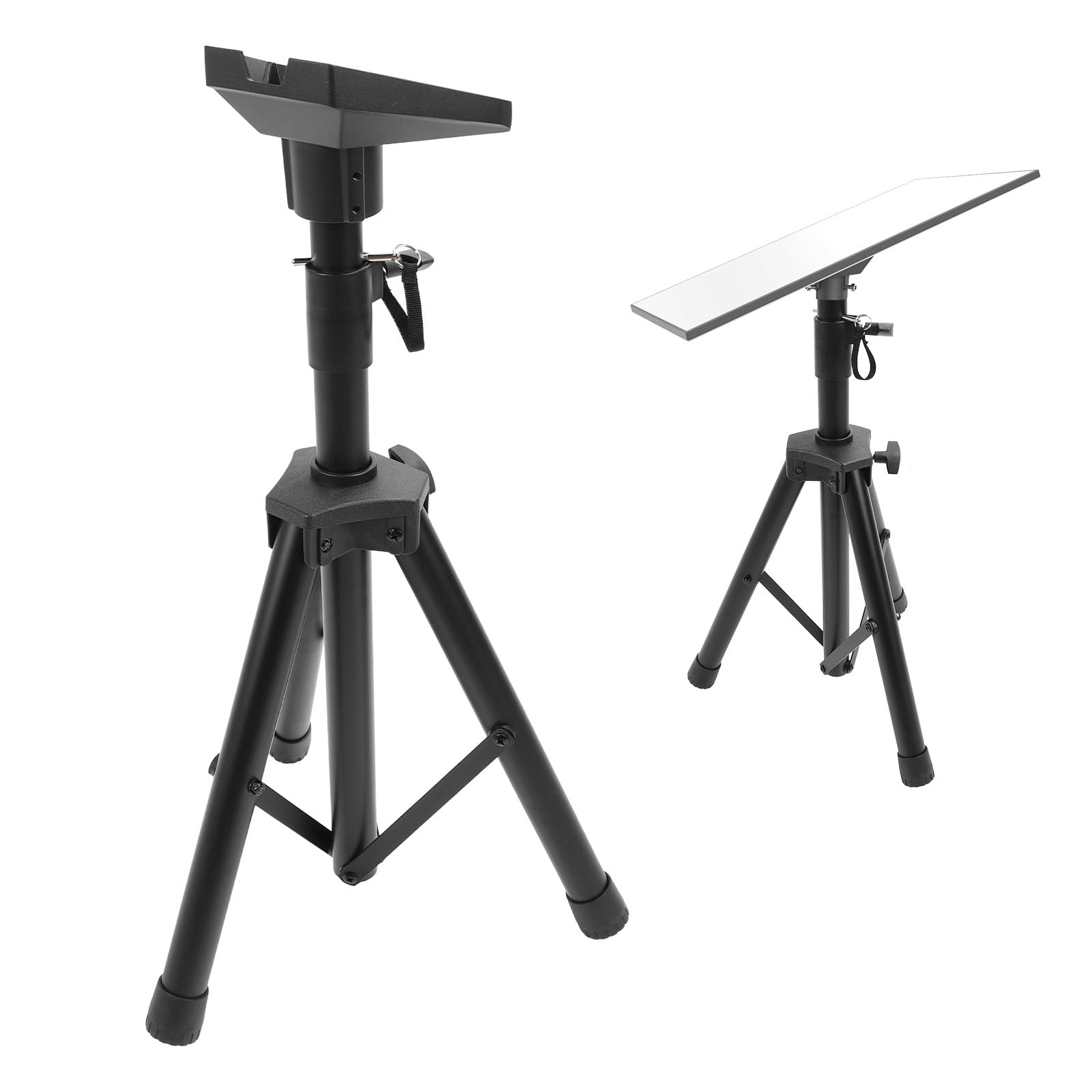 FTVOGUE Soporte Rectangular para Trípode para Satélite, Kit de Montaje de Metal Portátil con Ajustable de 2,2 a 4,4 Pies para Acampar, RV, Viajes, Patio, Internet, Antena Parabólica