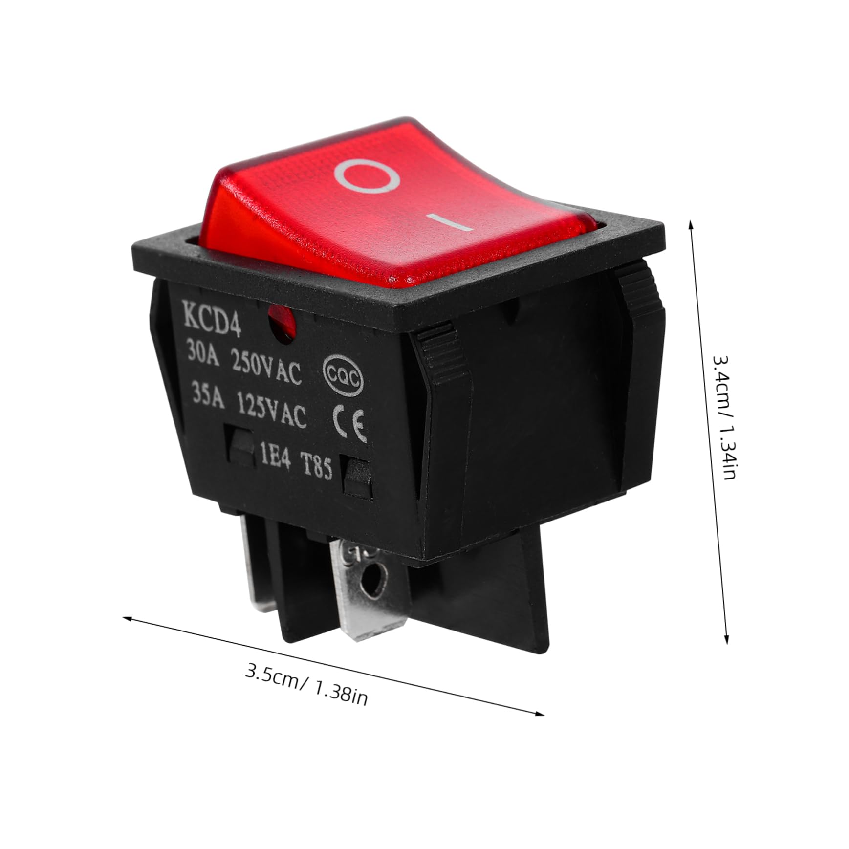 FUNOMOCYA Marine Toggle Switch with Led Lights 4 Position Auto Car Boat Switch Replacement Easy to Install