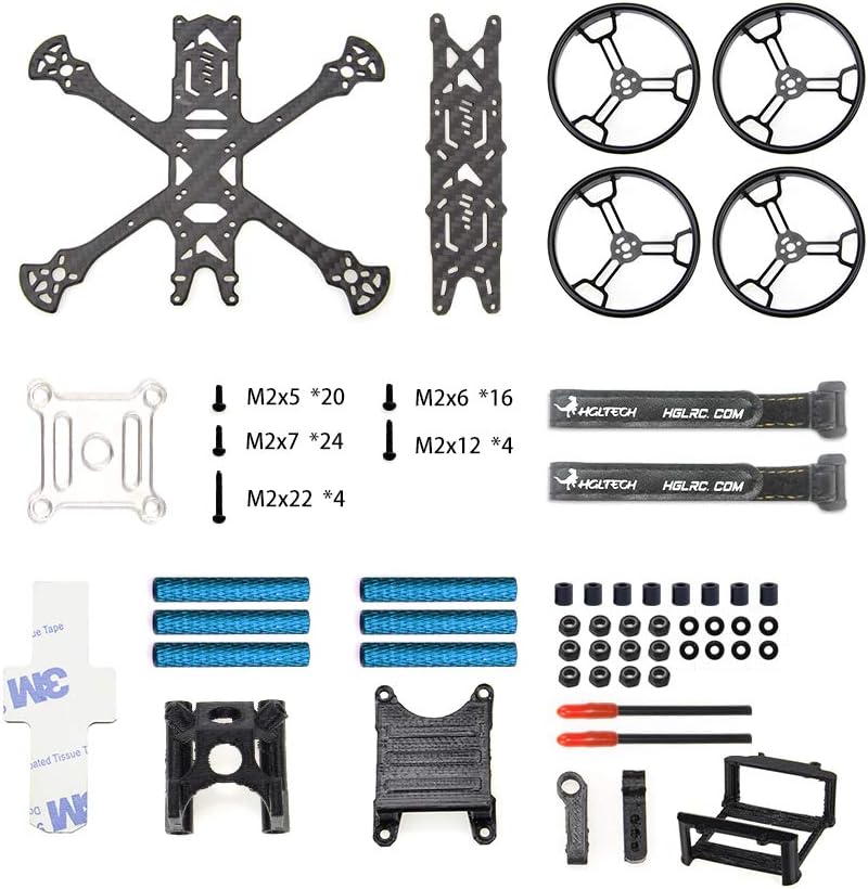 HGLRC Sector132 2.5 inch Freestyle Frame Kit with Propeller Guard 