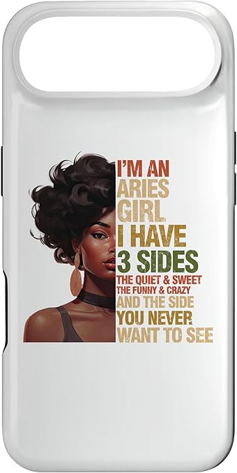 I Have 3 Sides Aries Girl Horoscope Lover Zodiac Sign Women Case for iPhone Air