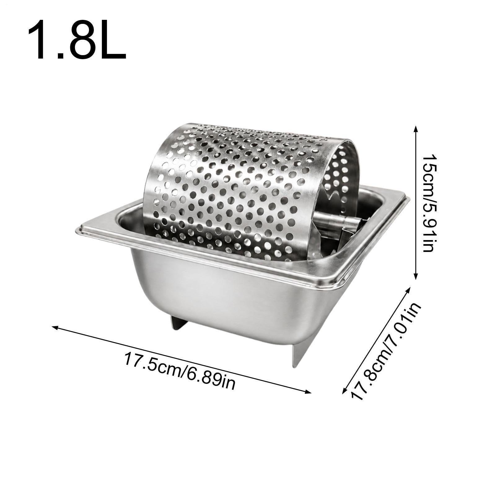 Sandwichs Rouleau à beurre Passe au lave-vaisselle Acier inoxydable amovible | Cuisine Cuisson Pain Roue à Beurre pour Toast Sandwiches Hamburgers Camping Jardin Barbecue Grill Cuisine Restaurant
