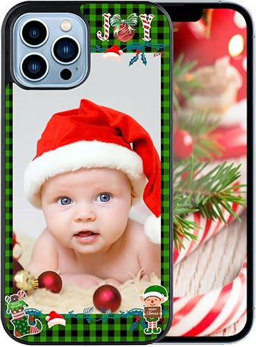 Miniatura 9 de Funda personalizada con fotos de gnomo de Feliz Navidad para iPhone 14, 13, 12, 11, Xs Pro Max Mini Xr 6, 7, 8 Plus para Samsung Galaxy S22, S21,
