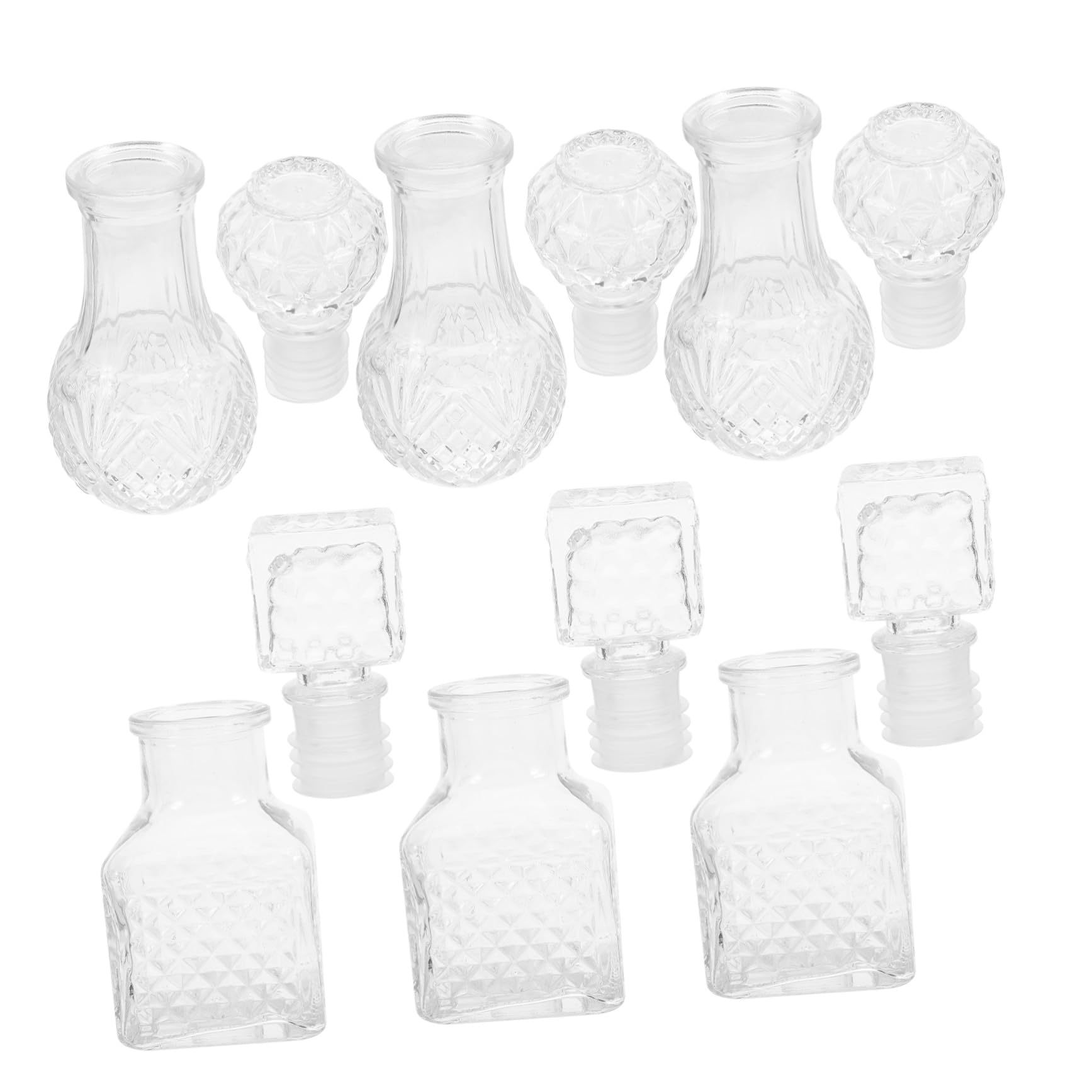 Carafe à vin en verre 50 ml lot de 6 pièces créatives pour dégustation