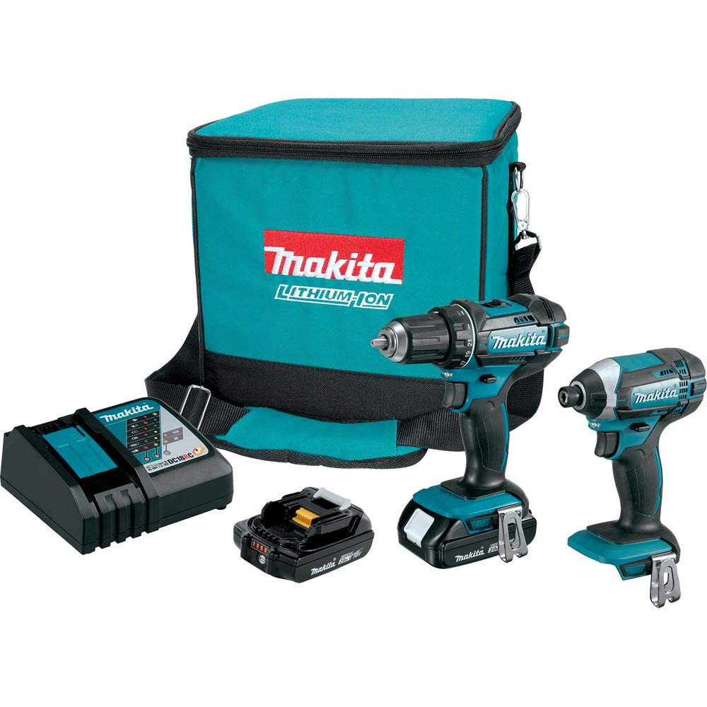 Makita CT225R 18V LXT Lithium-Ion Compact Cordless 2-Pc. Combo Kit (2.0Ah)