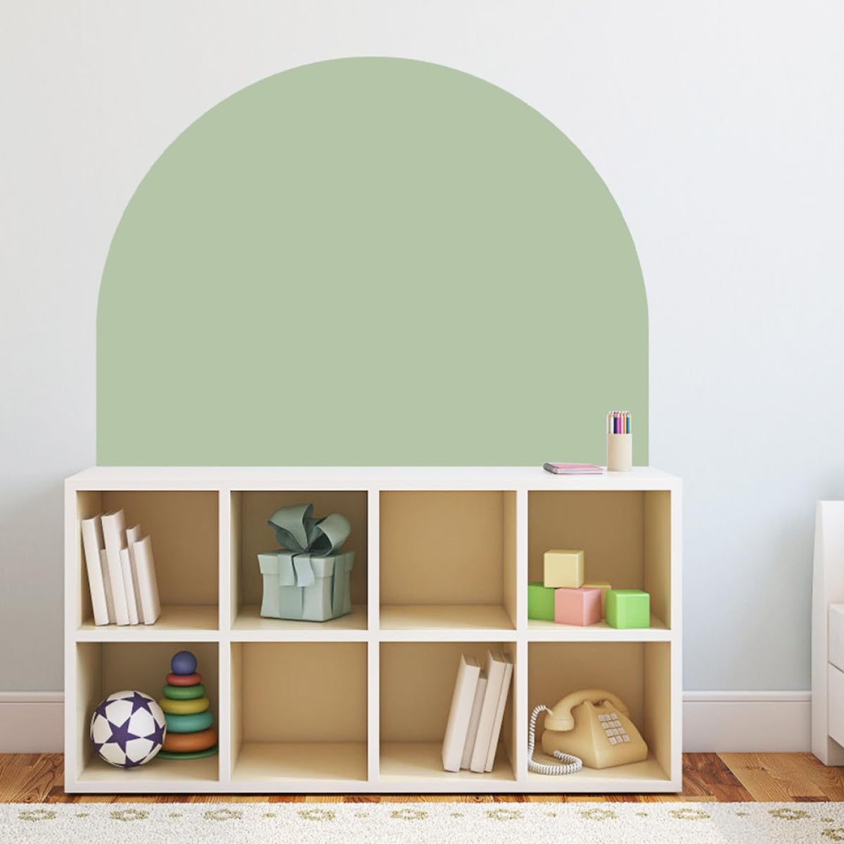 Calcomanía de Pared Moderna PVC Adhesiva para Salón Hogar