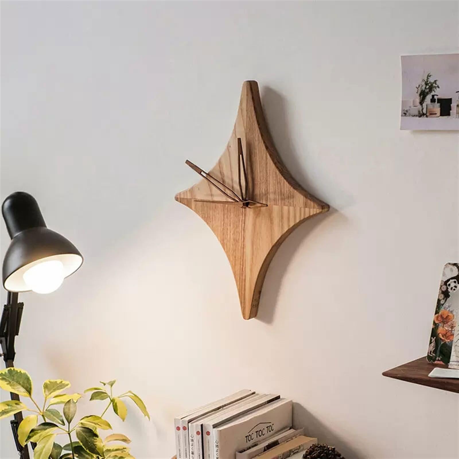 Cucina Orologio da parete in legno Moda Soggiorno Camera letto Studio semplice Decorazione creativa Decorazioni per interni