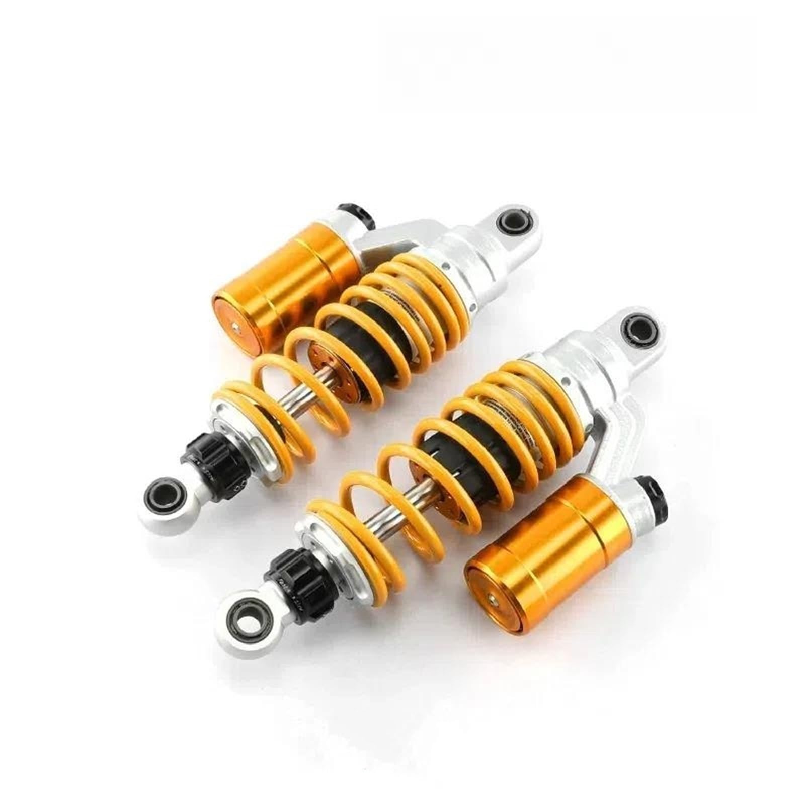 Amortiguador Amortiguadores Amortiguador Trasero Universal Para Motocicleta Amortiguadores Oleoneumáticos Ajustables De 265 Mm(Gold)