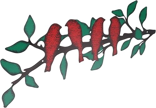 Silueta de hierro forjado pájaro al aire libre colgante decoración de pared decoración de valla de metal pájaros arte de pared animales siluetas