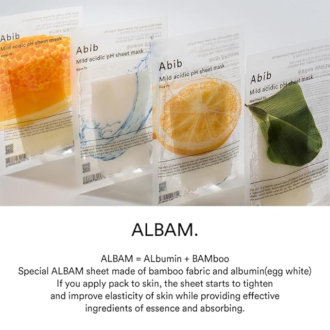 Introducing the Crystal Clear Skin Pack by Abib, a skincare product that will revolutionize your beauty routine. This pack is designed to take care of your skin by providing a pH value that is nearly close to your skin's, ensuring there is no irritation.