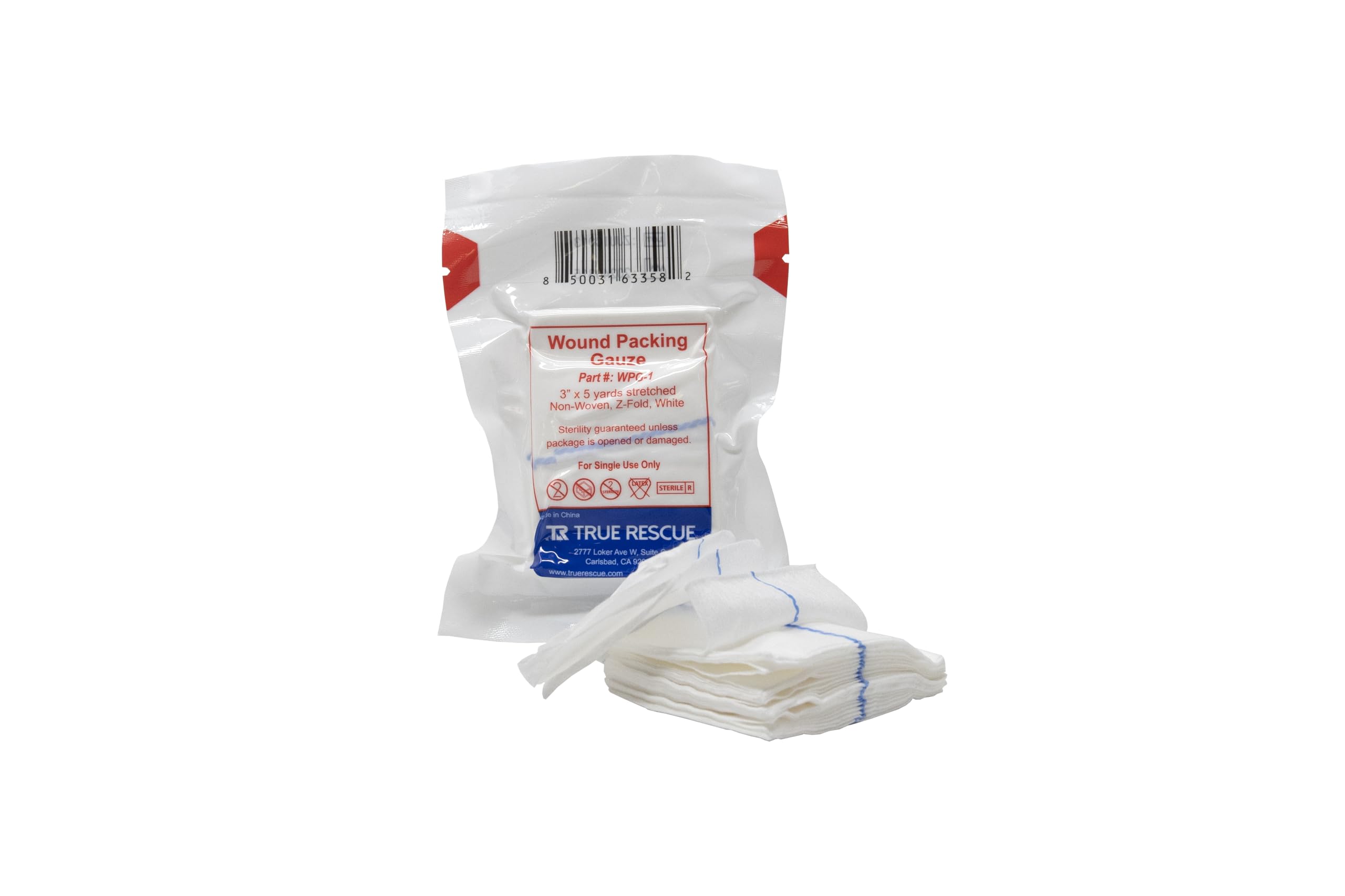 Zestaw STOP The BLEED, indywidualny, nylonowy, wybór opaski uciskowej i poziomu.