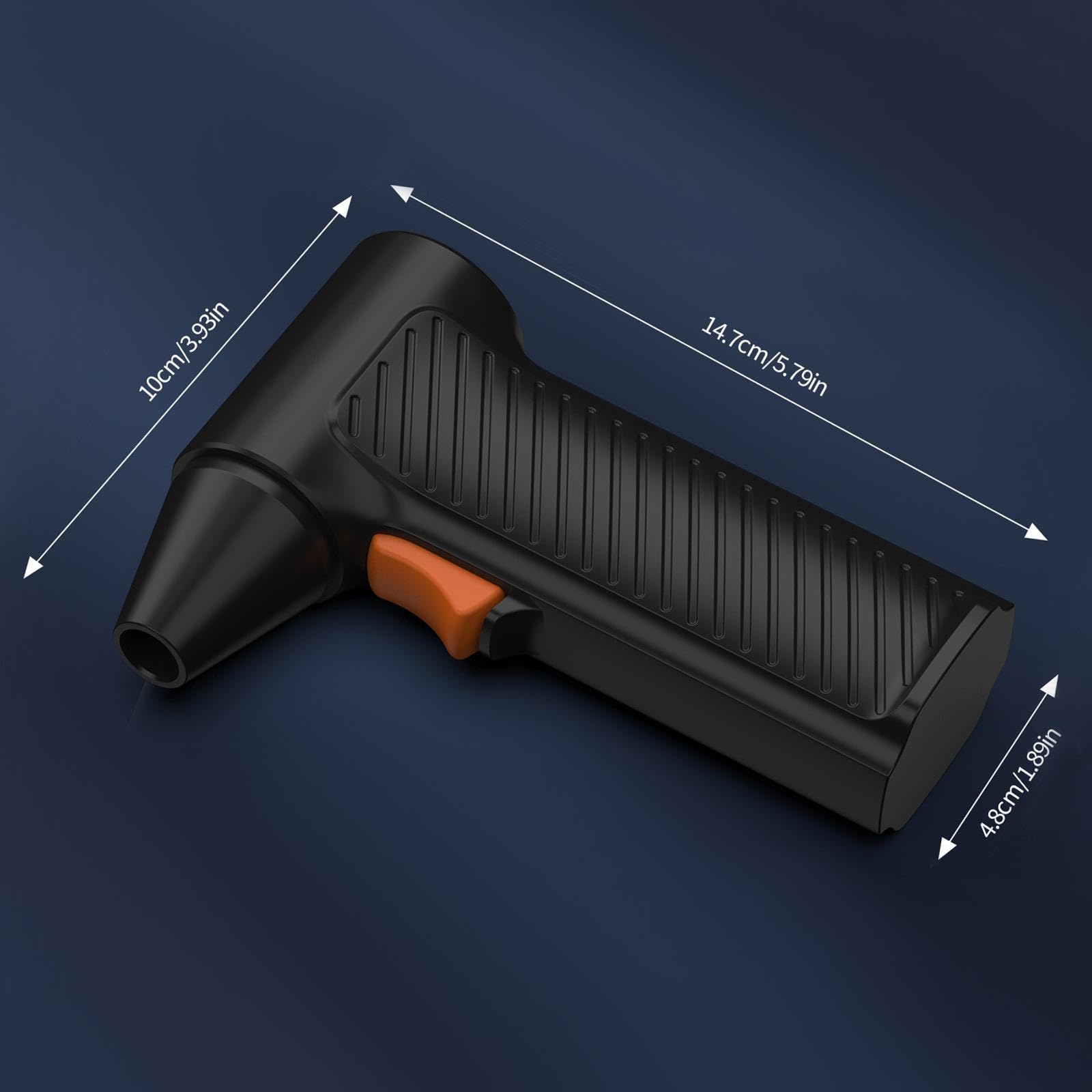 Mini Souffleur de Voiture Portable, Dépoussiéreur électrique Multifonctionnel Compact à Jet d'air, Souffleur de Séchage pour L'extérieur, La M