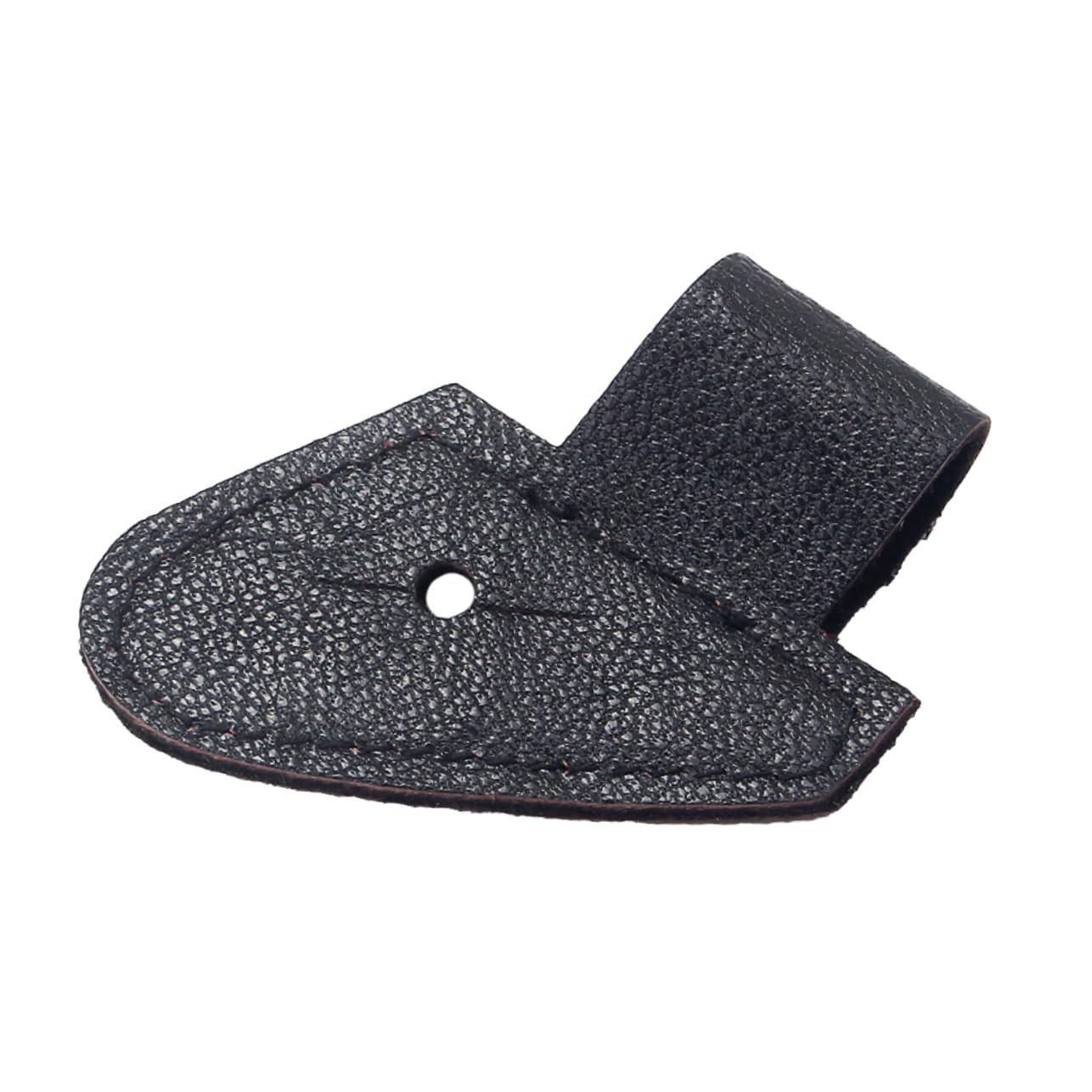 VICASKY 3pcs Black Leather End-pin Jack Buckle for Acoustic Guitar Bass Mandolin Easy Install Removal Gt301