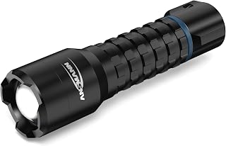 Ansmann Survival Taschenlampe 1020 Lumen, aufladbar per USB C Kabel, kompakt sehr hell und extrem lange Leuchtdauer, mehrere Lichtmodi, Outdoor LED Lampe zum wandern camping Notfall Ausrüstung