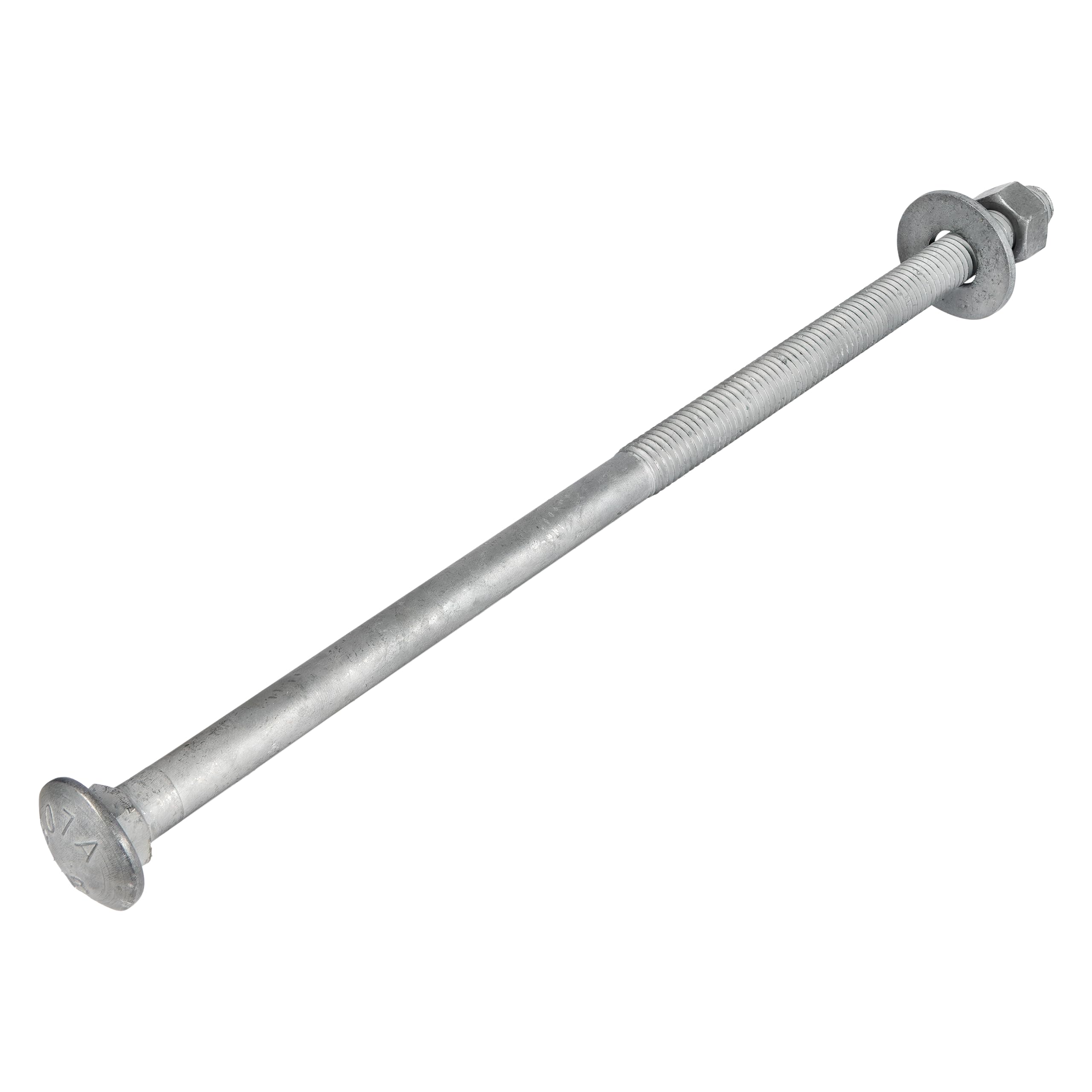 Galvanized Carriage Bolt Kit - 25 Pack, Washers & Nuts -16 Galvanized Carriage Bolt Kit - 25 Pack, Washers & Nuts -16