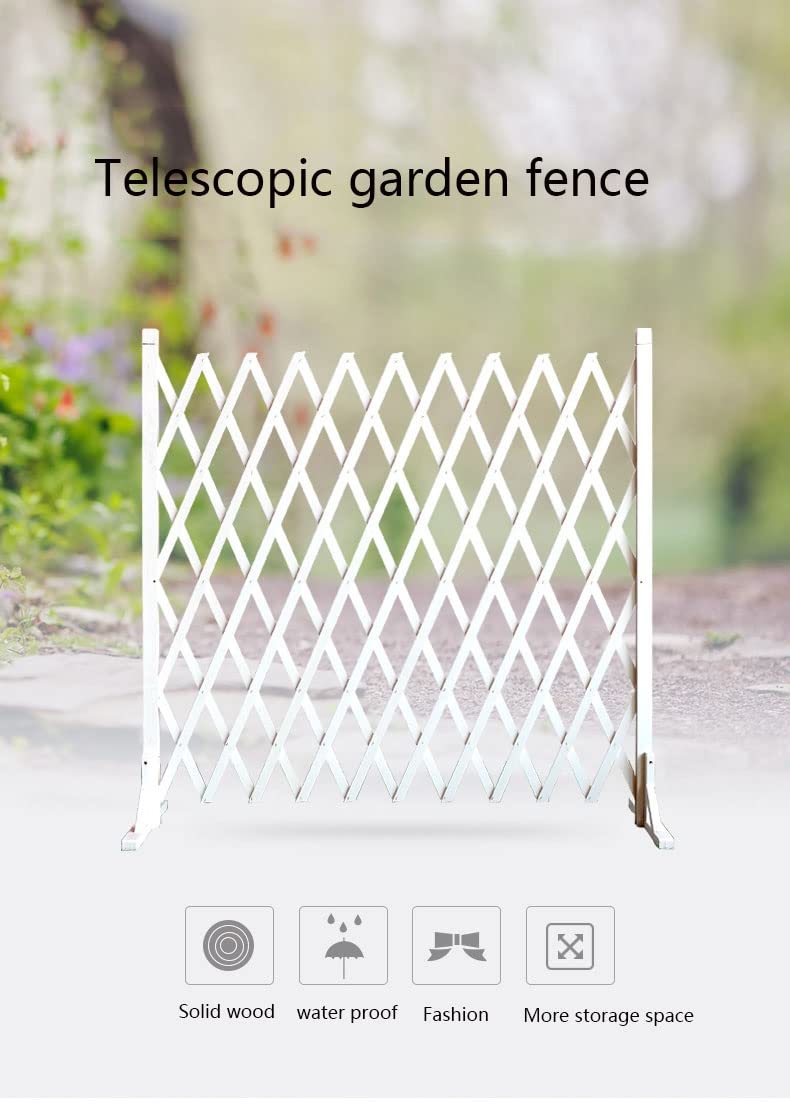 Kletterpflanzen-Rankgitter – Teleskop-Leitplanke, Hundegartenzaun, Multifunktionaler Zaun Zum Aufhängen Von Dekorationen, Für Villa-Gemeinschaft/Hof/Garten/Rasen (Size : 180 * 150cm)