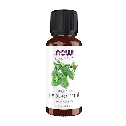 NOW Essential Oils, Peppermint Oil, Invigorating Aromatherapy Scent, Steam Distilled,