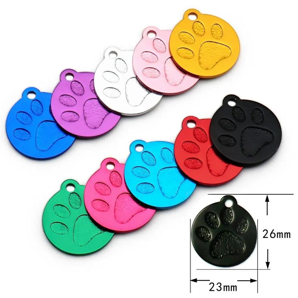 100 PZ Etichette Fai Da Te Incise Per Cani E Gatti Etichette Personalizzate Per Animali Domestici Targhette Per Animali Domestici Etichette Identificative Vuote Etichette Identificative Per Ani
