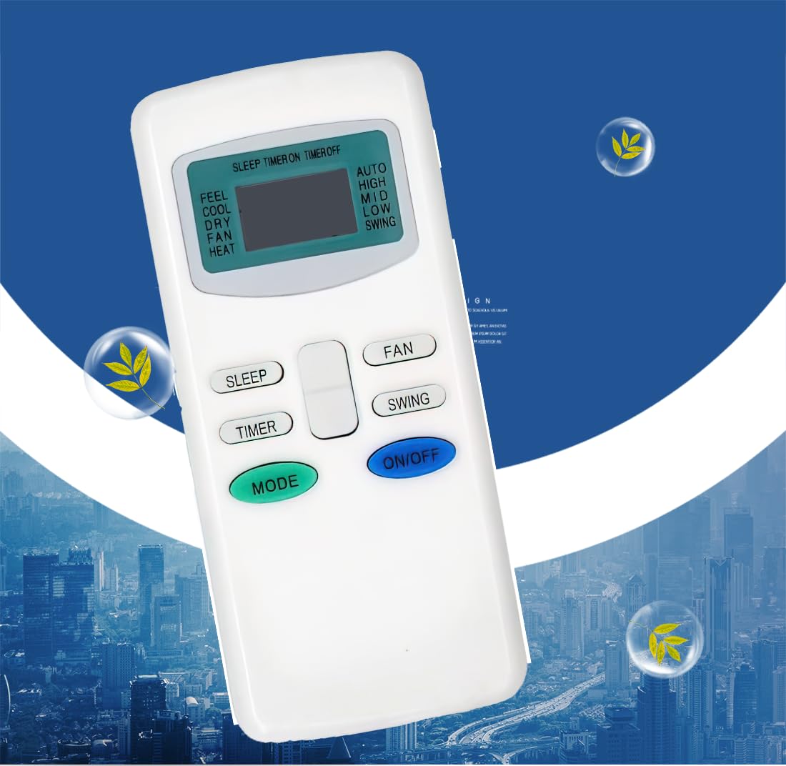 GYKQ-03 GYKQ-25e-R 1090110003-R Mando Aire Acondicionado Compatible con Kelon Shunde Delonghi FanWorld TCL Soleus-Air Orbegozo Conia TAC-07CSC1K TAC09CS/K KFTHP-12 KFTHP-18 FW3-3000 ACTR-70