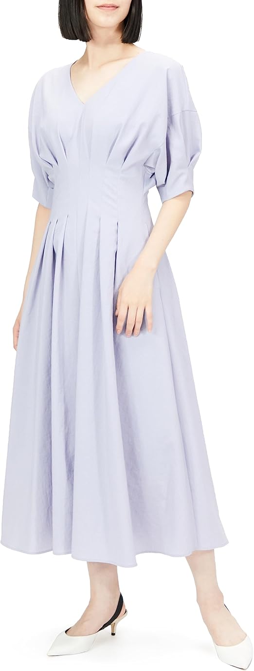 Amazon.co.jp: [フレイ アイディー] デザインタックパフワンピ