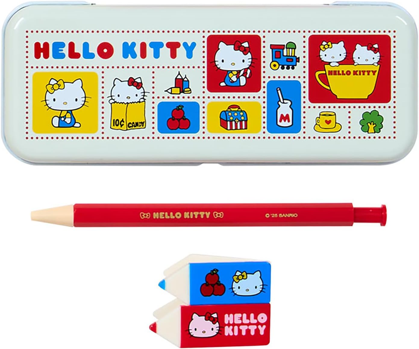 Sanrio 332925 Hello Kitty Tool Box & Stationery Set (Sanrio Everlasting Goods)
