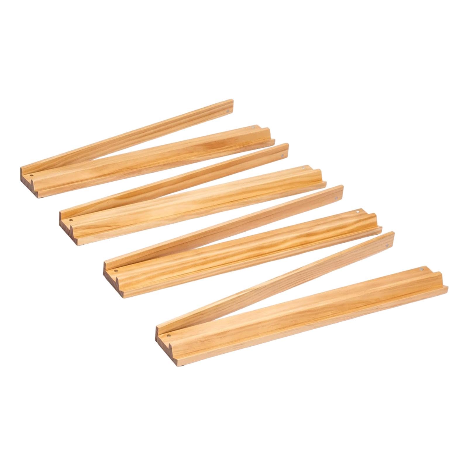 4 Soportes de Mahjong de 44 Cm, Bandejas Ligeras, Accesorios para Juegos de Mesa para Noches de Juegos, Reuniones, Fiestas Y Familias, Madera