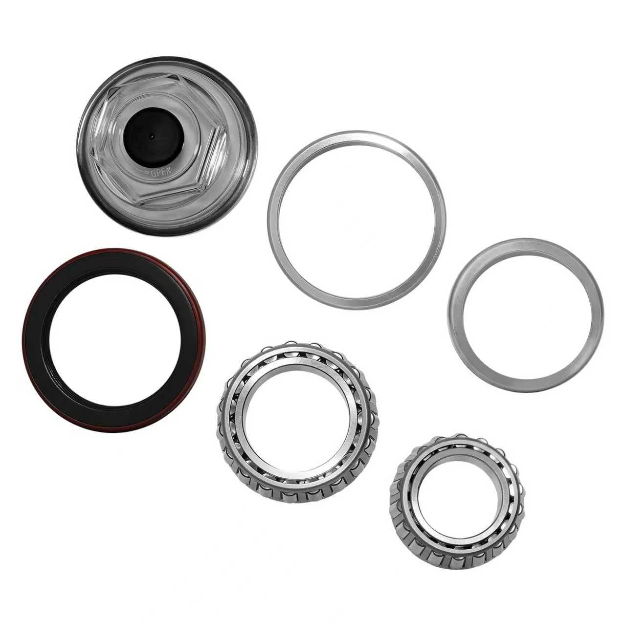 25580/387A Trailer Hub Bearing and 10-51 Grease Seal Kit Compatible with Dexter 10K GD (After 2009) Compatible with 12-1/4" x 3-3/8" Hub Drums 9-123/430/8-415 Series Replace BK-430-GD