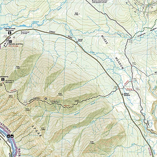 North Fork: Glacier National Park Map (National Geographic Trails Illustrated Map, 313) - Image 3