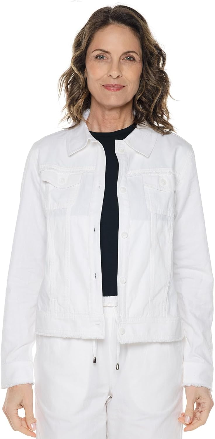 Coolibar Chambray Jacket - UPF 50+ Sun Protection - Everglade