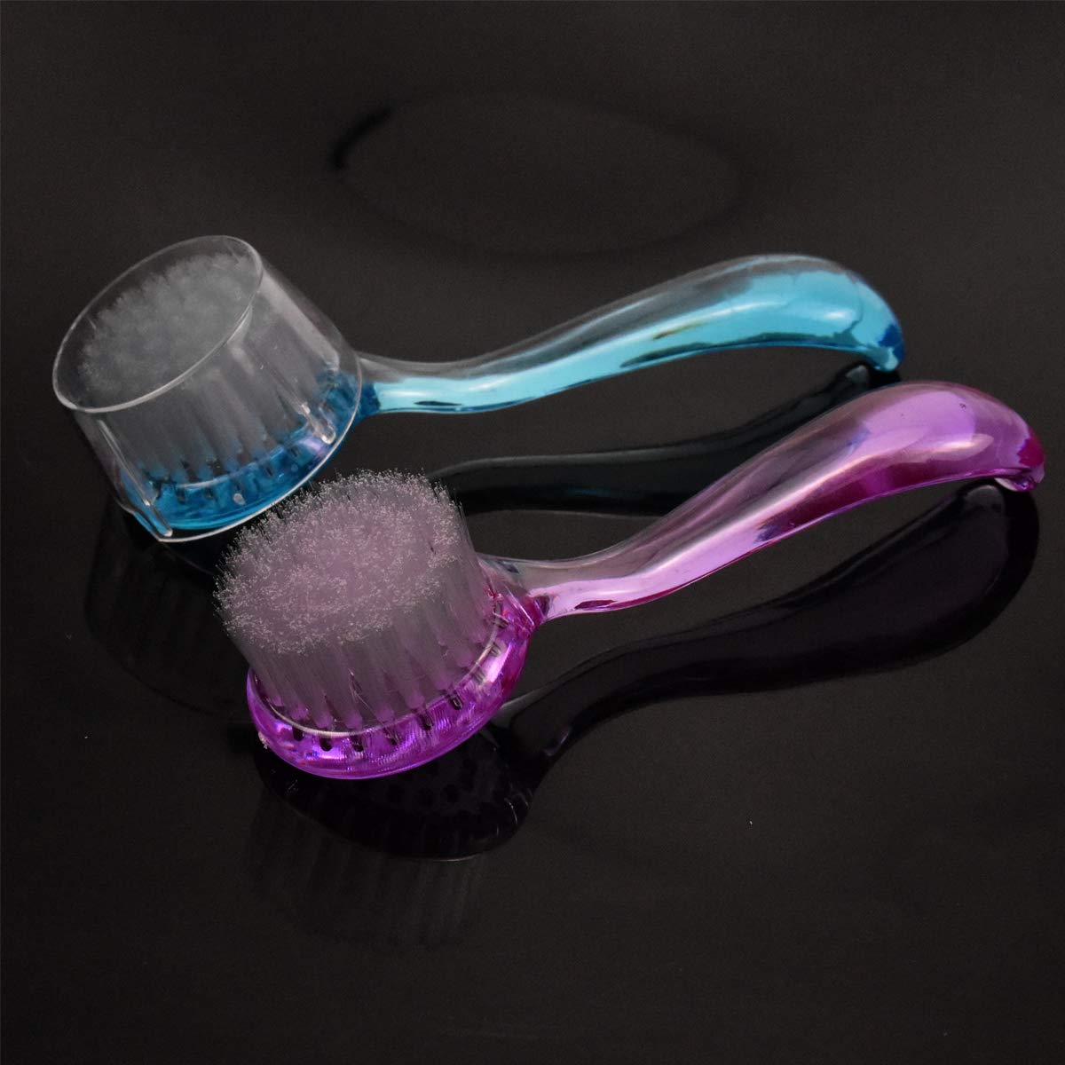 4PCS Colorato Manico Spazzola per unghie, Testa Rotonda Spazzola Maniglia di Unghie per la Pulizia, Spazzola per la Pulizia, Spazzola per il lavaggio delle mani, spazzola per lavaggio