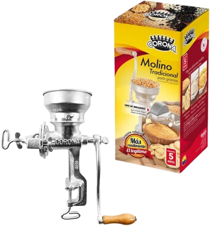 Molino de Cereales Corona - Maquina de moler Maiz- Corona