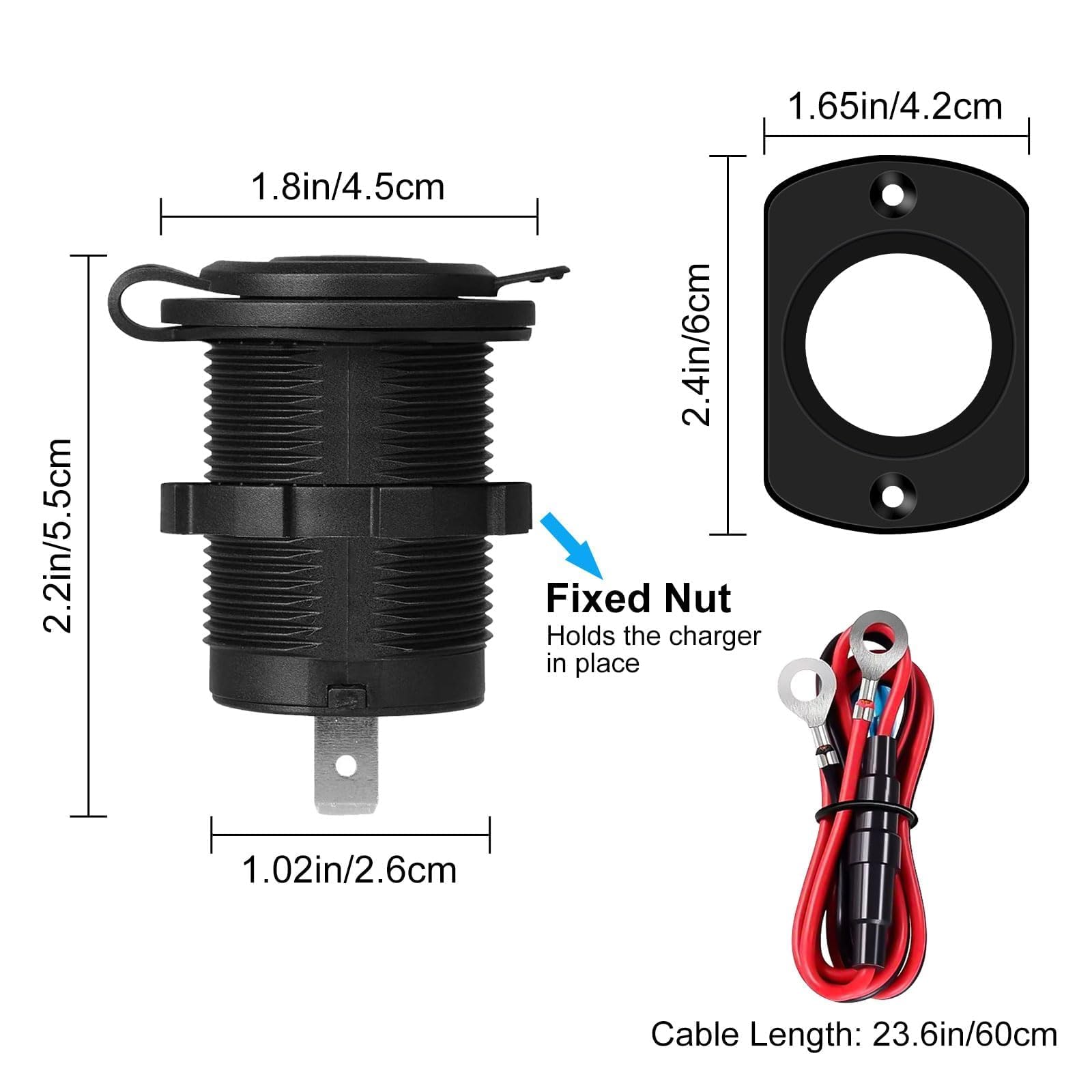 Trade Shop - Adattatore Presa Accendisigari Spina Rete Da 220v A 12 V Ac-dc - | Leroy Merlin