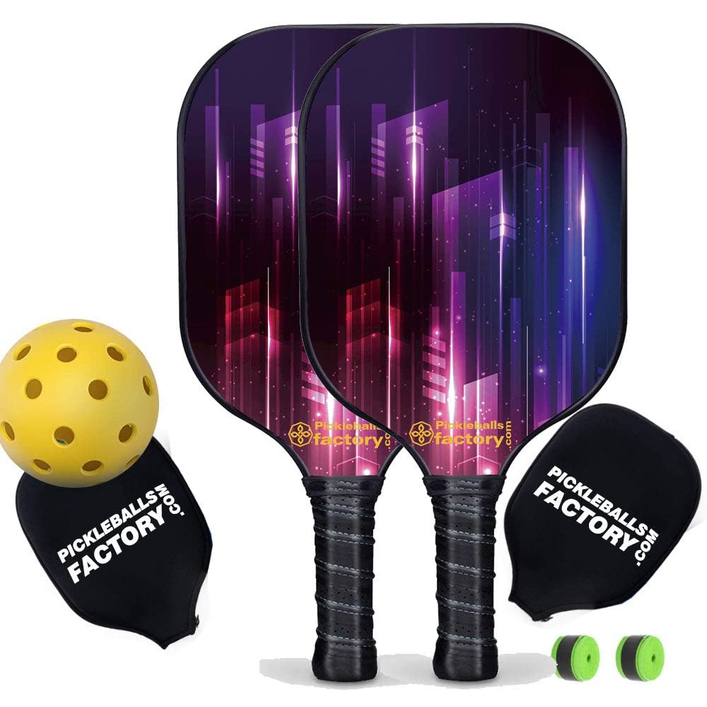 Amazon.co.jp: ピックルボールパドルセット、グラファイト
