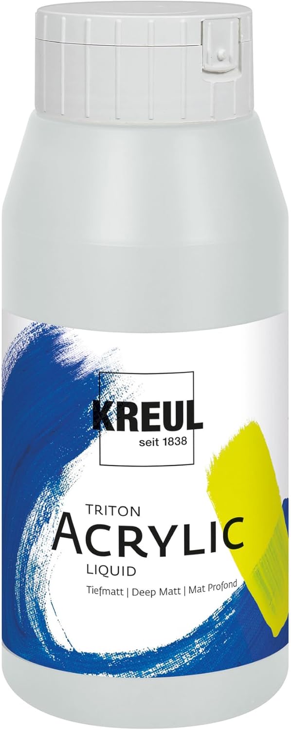 IDEN Grosshandelshaus Berlin Solo Goya 17002 Triton Acrylic Basic Paint, Argento (029 Silber), 0